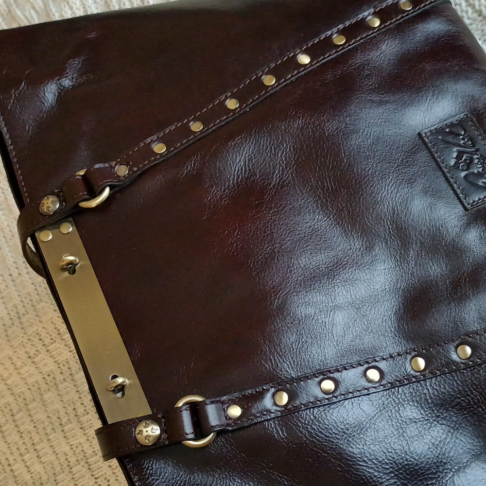 🆕 Patricia Nash Genuine Leather Benvenuto Tote - Picture 5 of 16